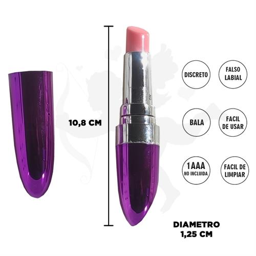 Lapiz labial vibrador violeta